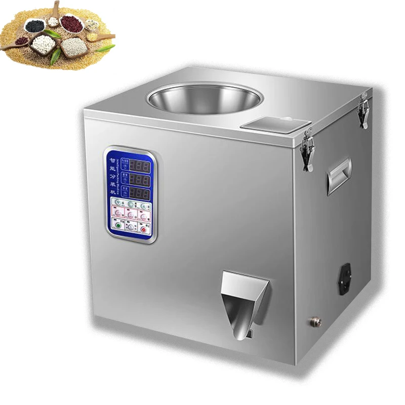 Powder Granule Filling Machine Quantitative Automatic Weighing Packaging Machine For Grains Beans Screw Filler