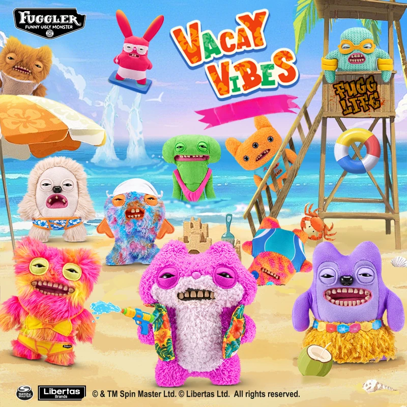 

Оригинальные плюшевые игрушки Fuggler, забавные уродливые зубы, монстр, пляжная праздничная серия, плюшевые игрушки Squirm Crazy Rabbit, мягкая кукла Peluche, подарок