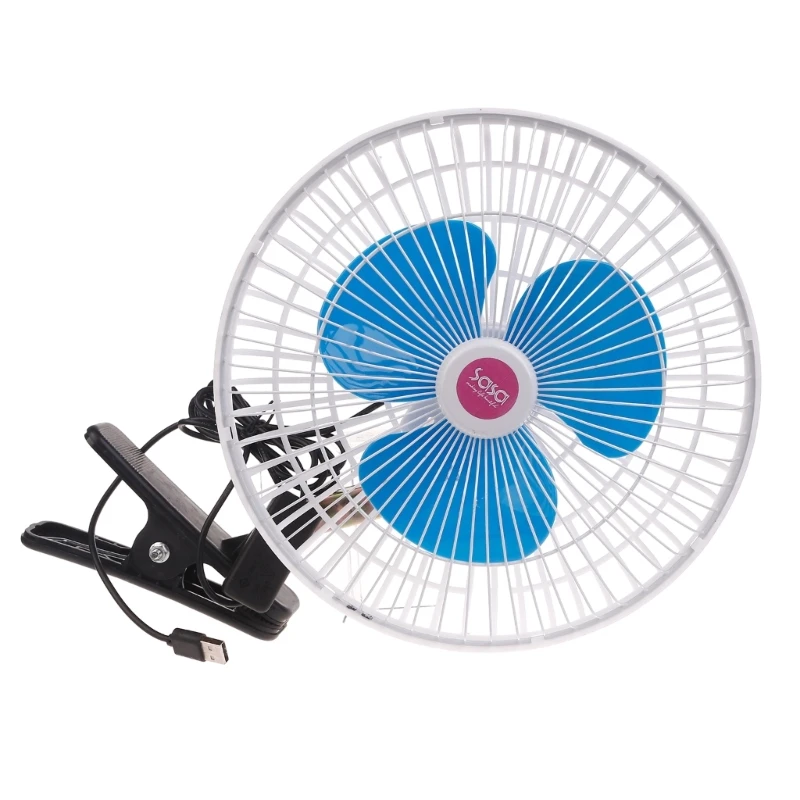 

Portable Mute USB Clip-on Fan Mini Quiet Clip Fan Strong Wind Desktop Cooling Fan Summer Cooler Oscillating Fan