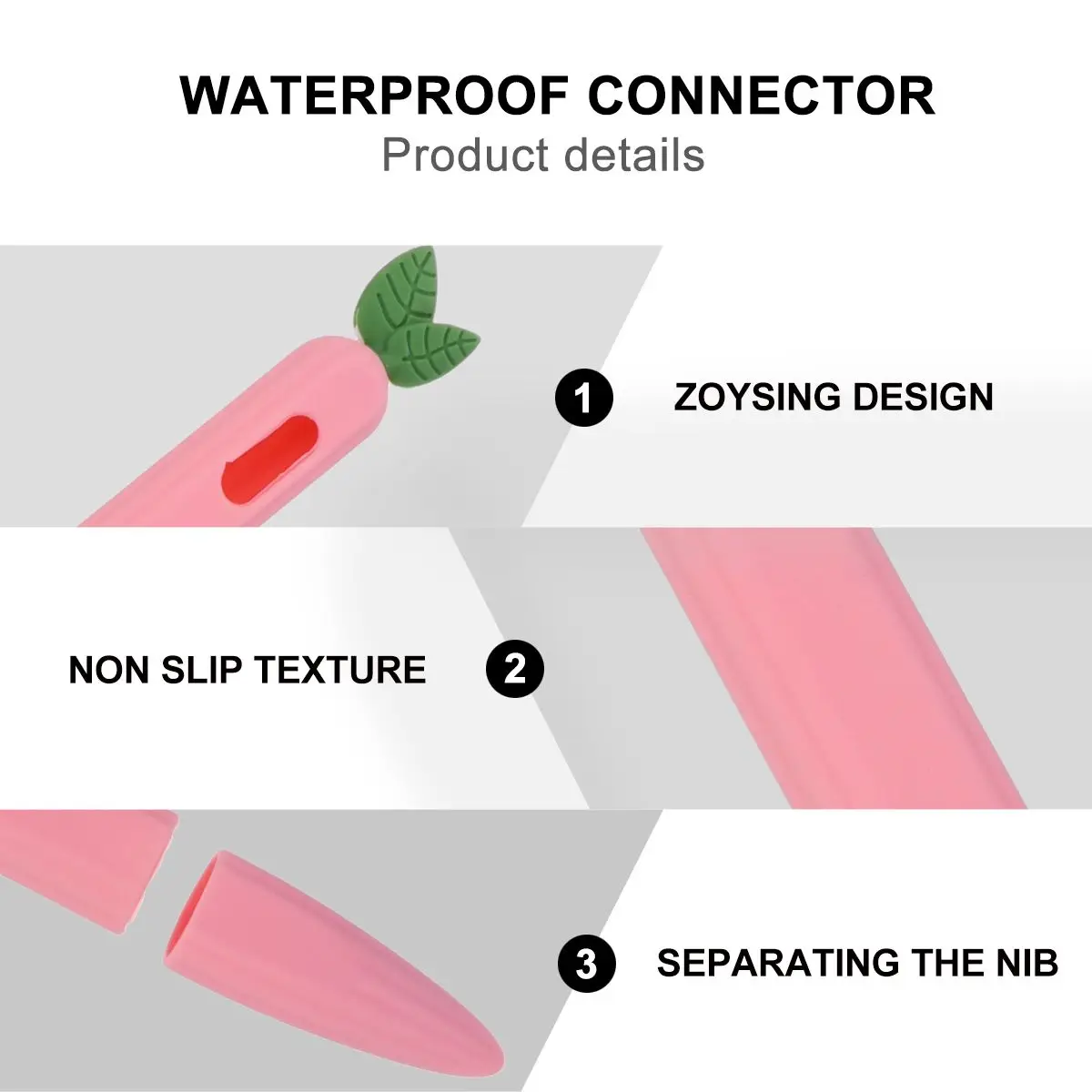 

Anti-fall Stylus Case Protective Sleeve Silica Gel Silicone Cover for