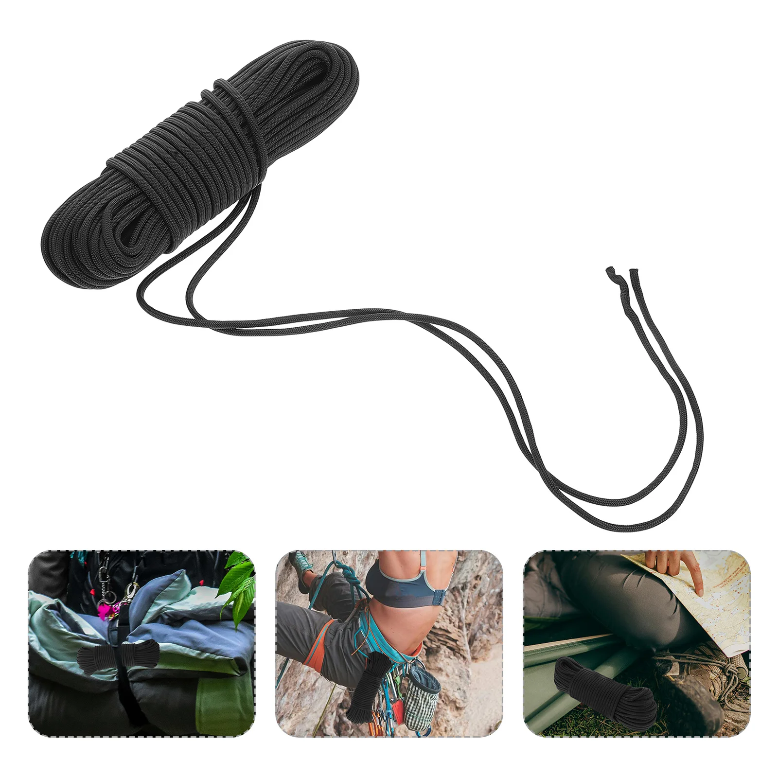 

Outdoor Survival Rope 30M Heavy Duty Nylon Cord For Camping Tent Tree Mountaineering Hauling Lines Dock Accessory