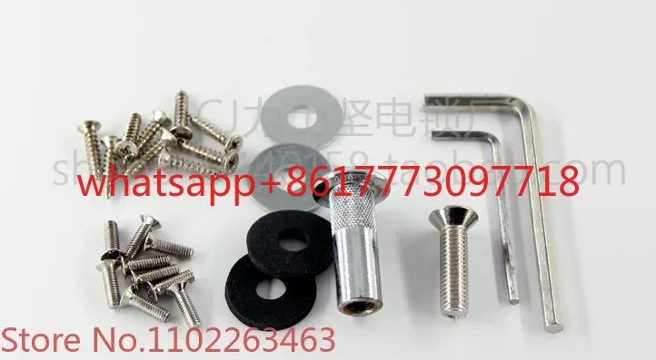 

10pcs Magnetic lock accessory screw pack M8 countersunk flat head screw mushroom head adsorption plate extension screw