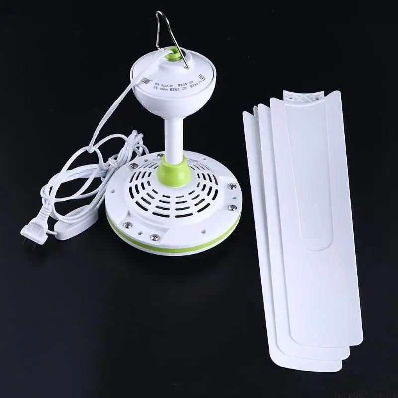D0AB Mute Electric Hanging Fan with Switch for Dining Living Room Home Bed Dormitory
