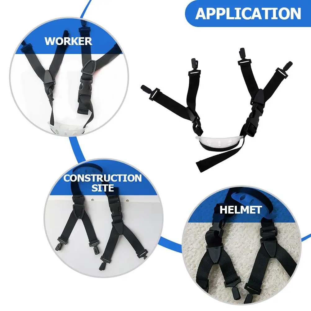 Hard Hat Safety Strap Chin Elastic for Elasticity Universal with Cup Adjustable