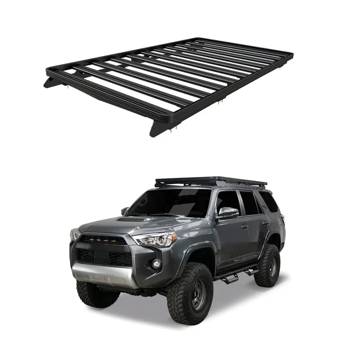 

Аксессуары для бездорожья Flying Wing, багажник из стали и алюминия, грузовая корзина, 4-дверный багажник на крышу для 4runner 2010-2024