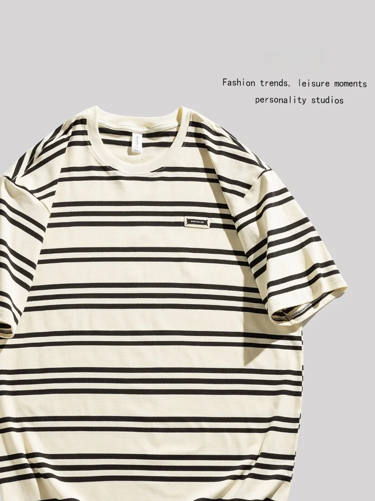 

Футболка ANXIE в полоску с коротким рукавом, винтажная, в стиле High Street Fashion, с защитой от УФ-излучения, бренд W6303559988