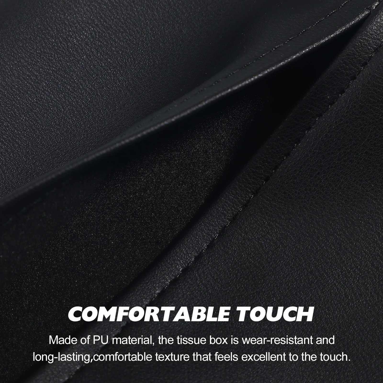 

Refillable Cover Car Travel Size Storage Pu Material Space Saving Paper Box Case Holder Pocket Tissue Holder