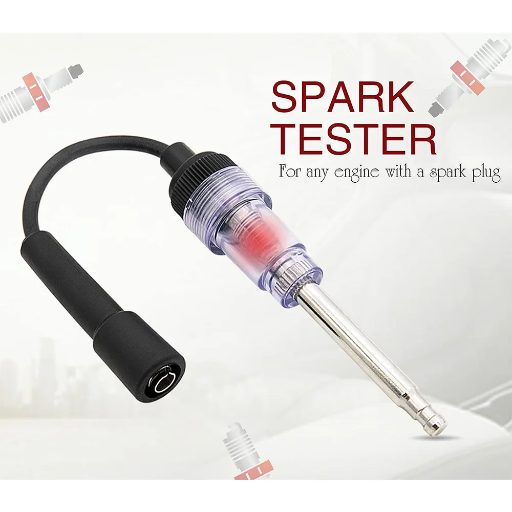 Car Spark Plug Tester Ignition Coil Tester Tool Auto Checker Detector Automotive Ignition System Tester Auto Ignition Testing