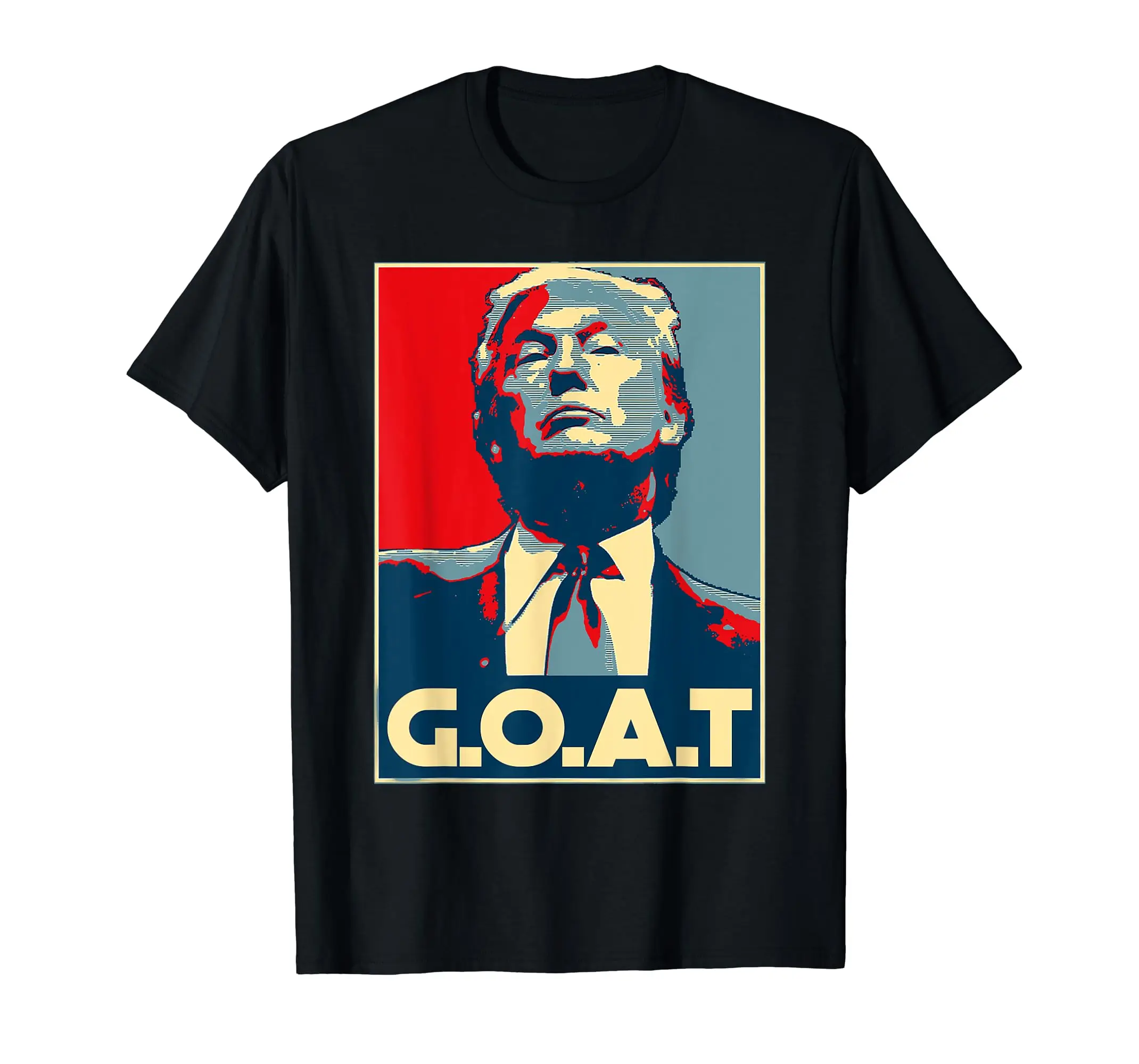 

Trump GOAT Middle Finger Election 2024 Republican Poster T-Shirt