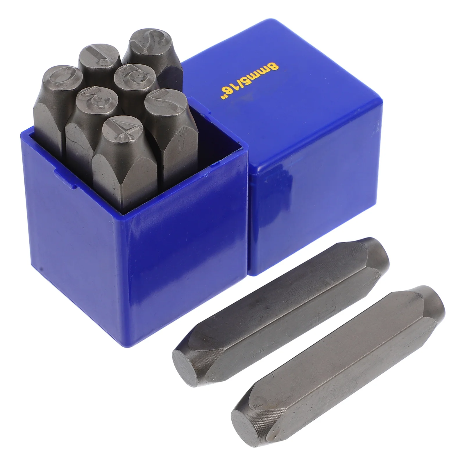 

12Pcs Digital Iron Stamp Set Strong Handmade Jewelry Tools for Metal Wood Crafting Numerals Iron Stamps Boxed