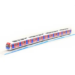 Diecast Alloy Model Train Subway Rail Car EMU Light Rail  Adult Collection Static Display Boy Toy Christmas Birthday Gift