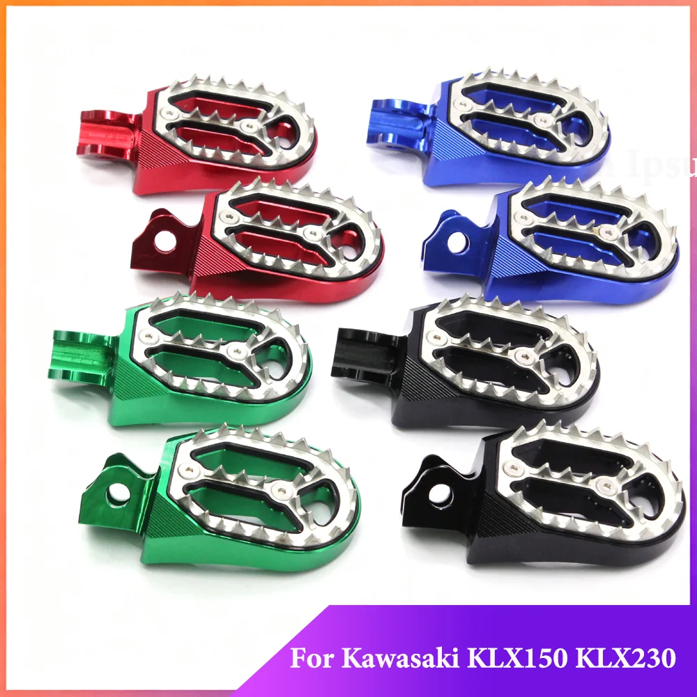 

Подножки для Kawasaki KLX125 KLX125 D-Tracker Подножки KLX150/L/BF/S KLX230/S/SE/SM/R/RS KLX232 2024-2025