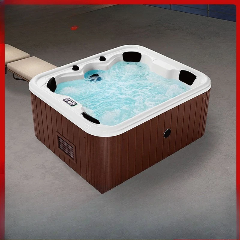 Acrílico aquecido exterior da piscina de Jacuzzi do banho multijogador