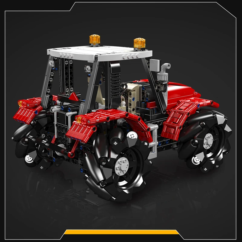 モールドキング 18037 テクニカルカーおもちゃトラックビルディングブロック電動ホイールトラクターセット組立レンガ子供クリスマスギフト