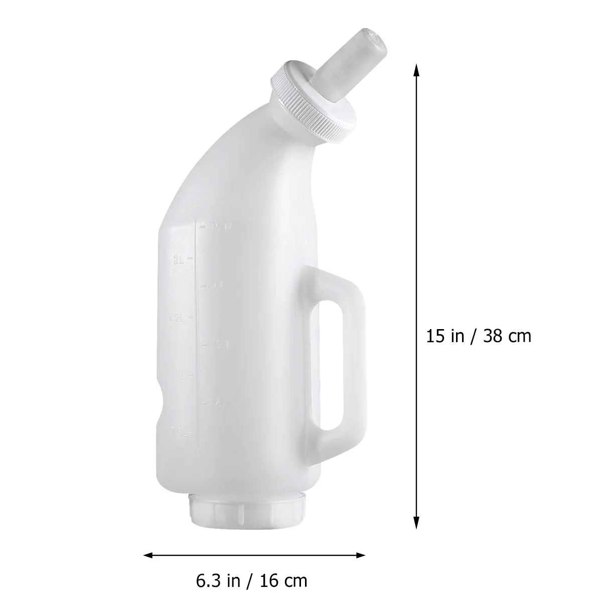 

2pcs Silicone Feeding Bottle 1Set Large Capacity For Farm Animals Lamb Feeding Supplies Plastic Lamb Feeder Pet Nursing