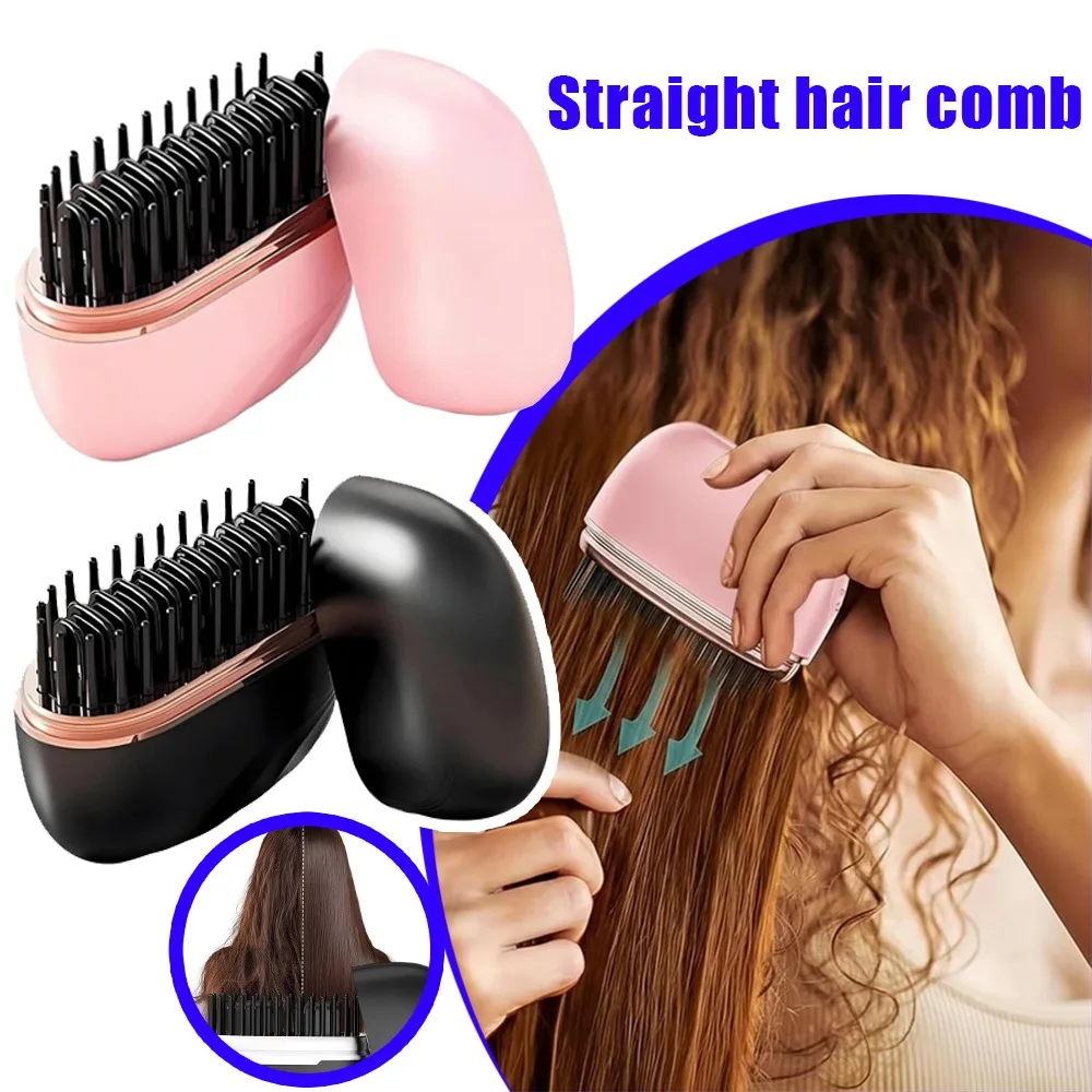 

Новый маленький выпрямитель для волос, расческа-выпрямитель, инструмент для укладки волос, более разглаживающая щетка для выпрямления волос, щетка для выпрямления волос