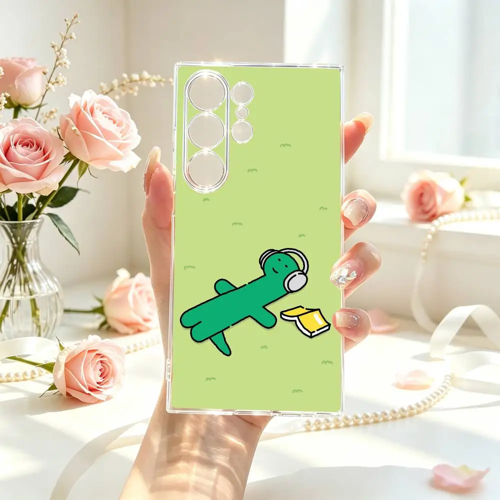 Adorable Joguman Brachio Phone Case For Samsung S25,S24,S21,S22,S23,S30,Ultra,S20,Plus,Fe Transparent Cover