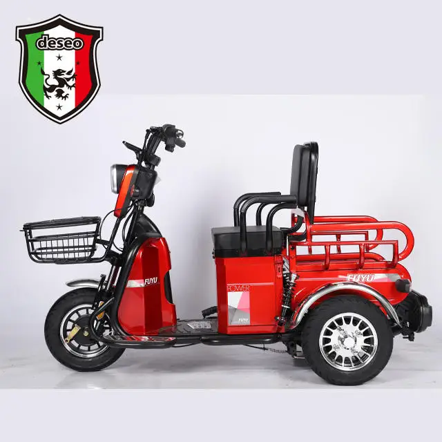 Sepeda Roda Tiga Tenaga Motor 500W Berkualitas Baik Sepeda Roda Tiga Listrik 3 Roda