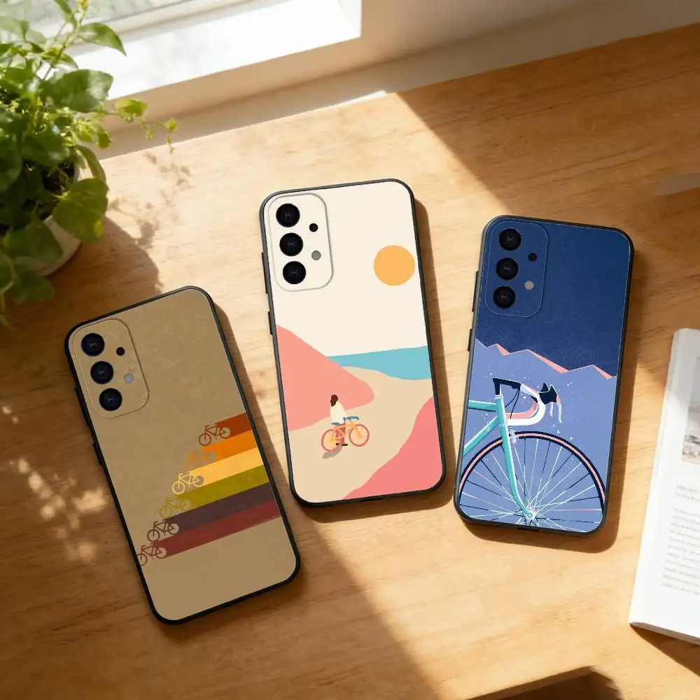 

B-Bicycle Bike S-Sport Soft Phone Case For Samsung S25,S24,S21,S22,S23,S30,Ultra,S20,Plus,Fe,Lite Black Shell