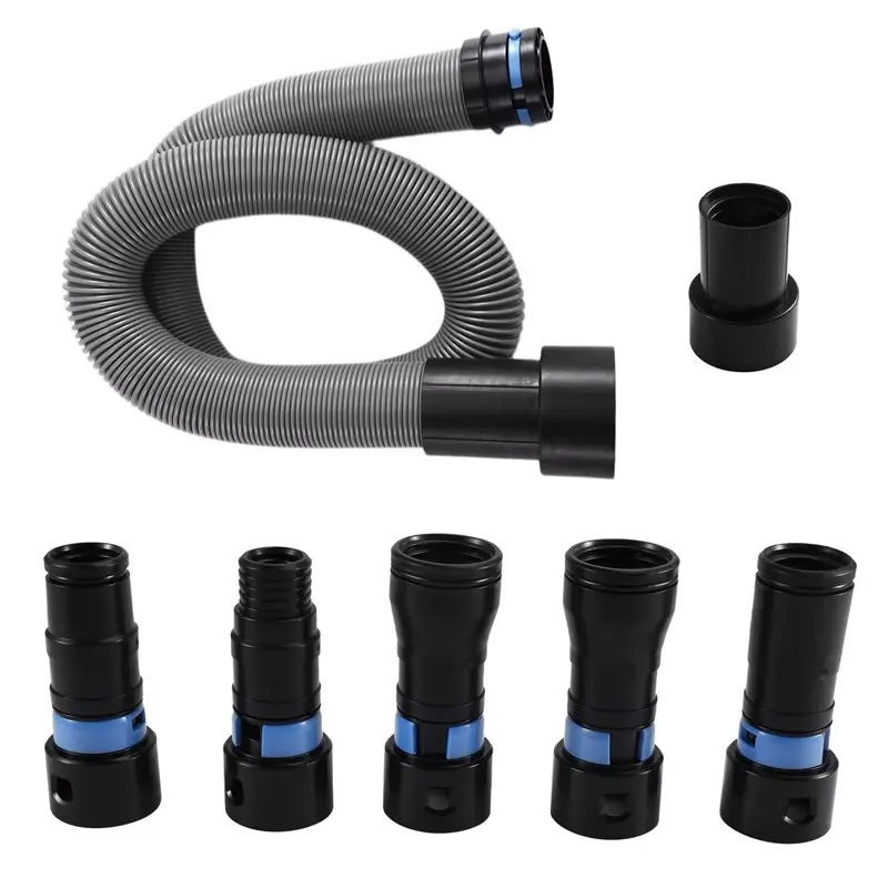 1-1-4-retractable-dust-collection-hose-kit-for-home-and-vacuums-system-with-6-adapters-of-woodworking-power-tool