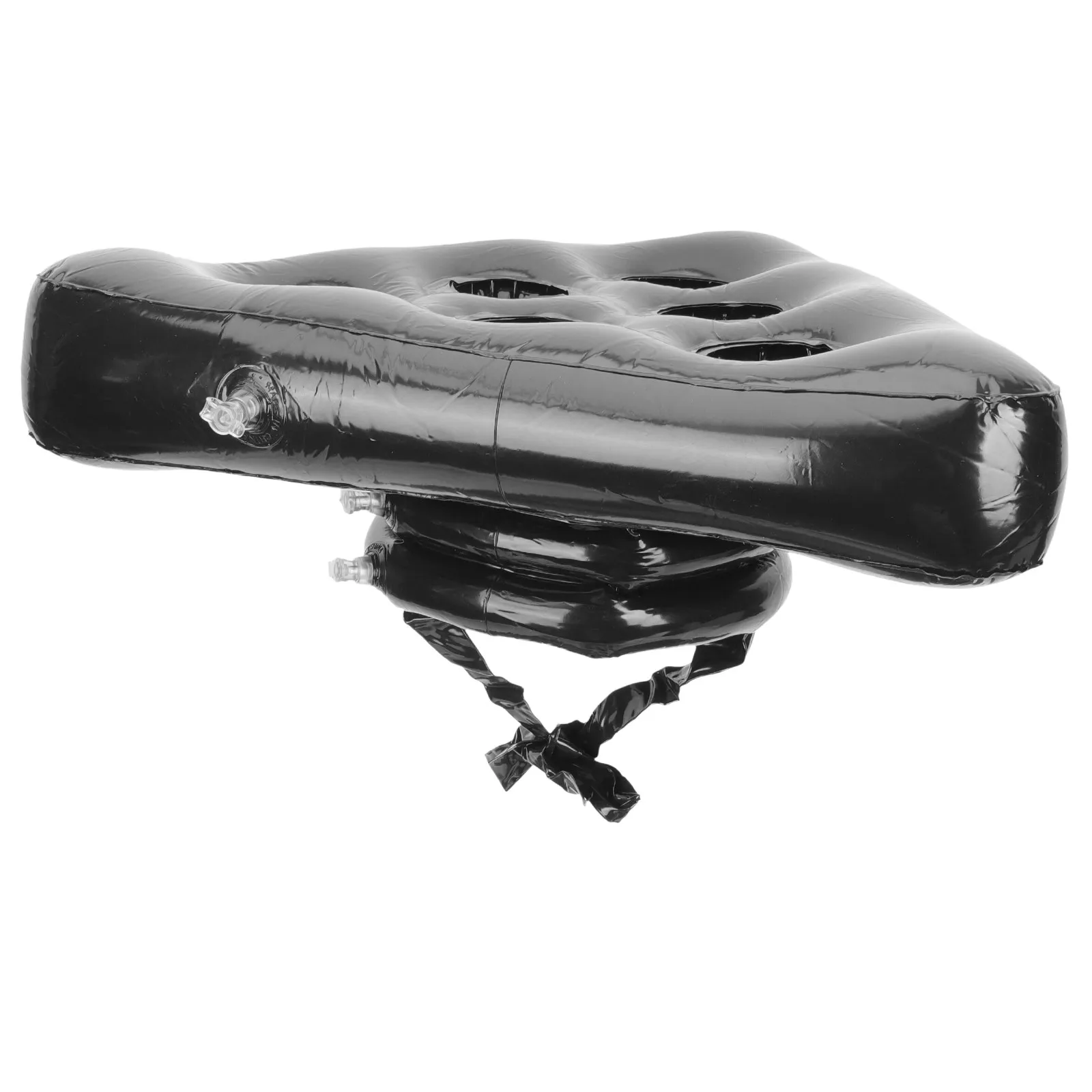 インフレータブルプールカップホルダー ブラック 三角形デザイン ドリンクサポート 水泳用 ビールフロートトスゲーム用品 三角形カップトレイ