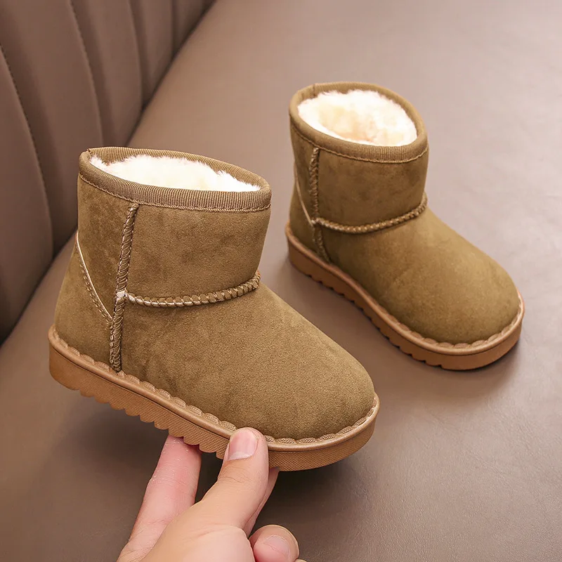 Fashion Children Casual Shoes Girls Boys Cotton Snow Boots Warm Kids boots Boy Winter Cotton Shoes Sneakers ботинки мартин botas