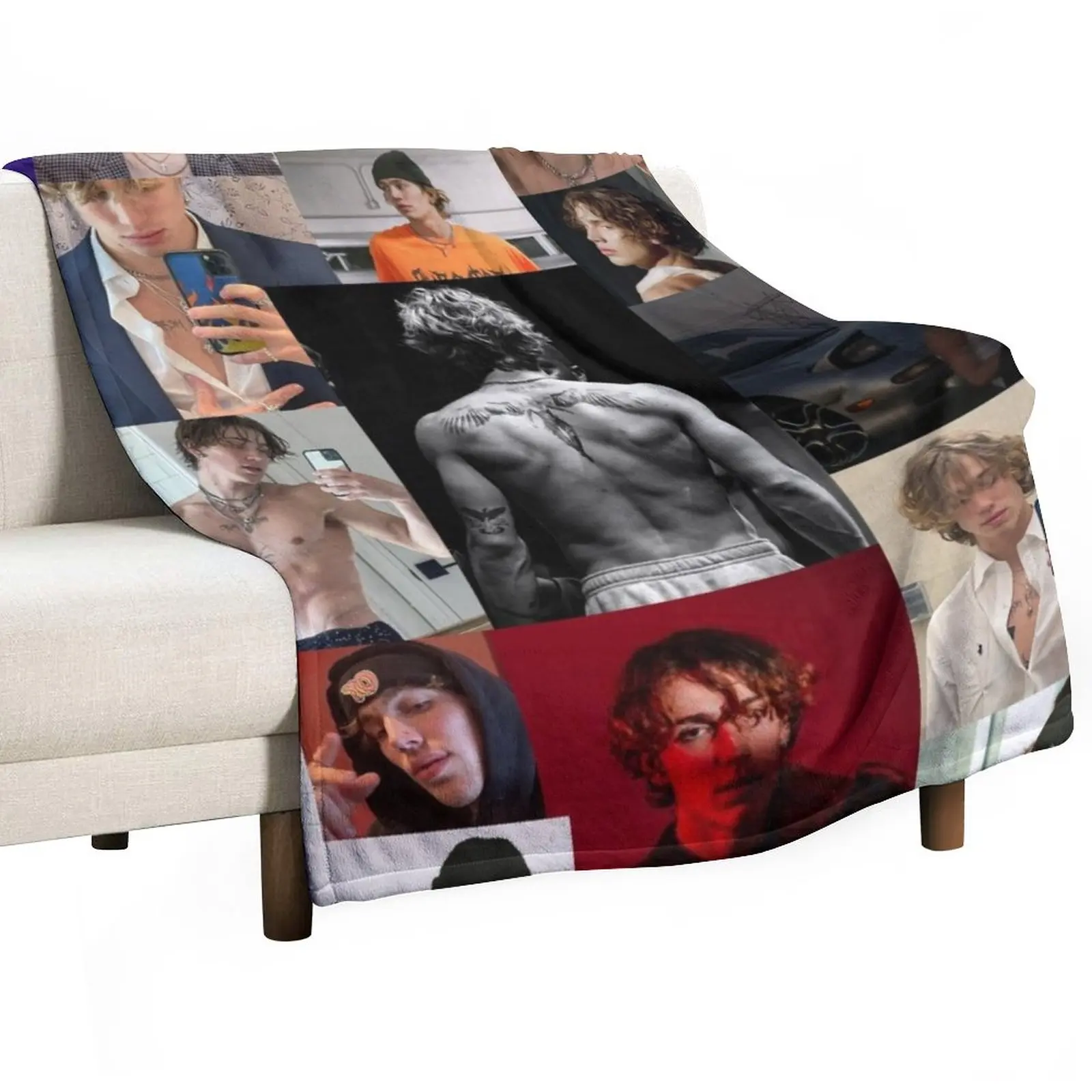 

Vinnie Hacker Collage Throw Blanket sofa bed Softest Blanket