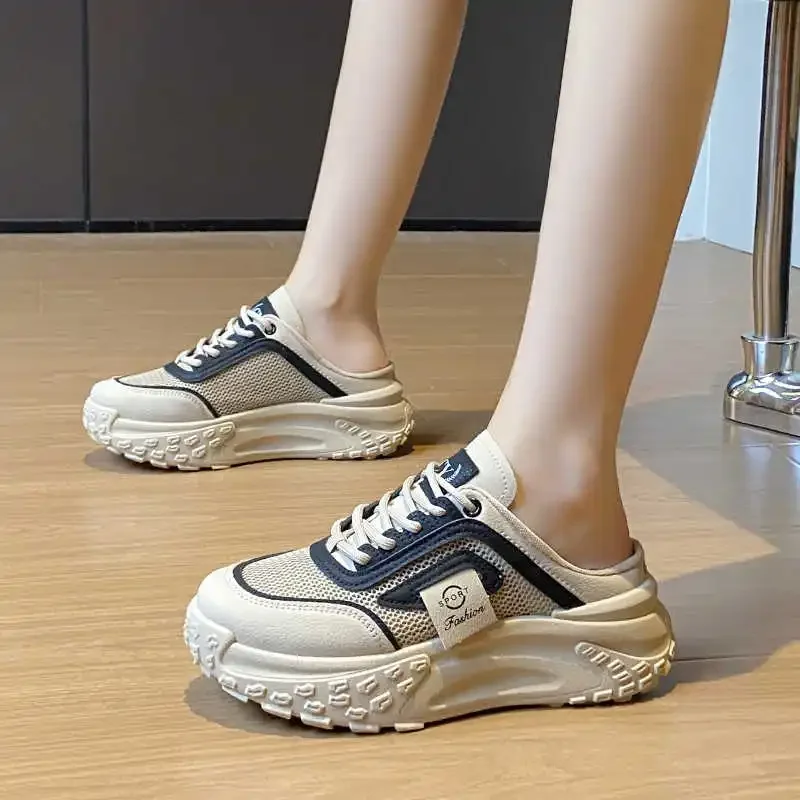 

Normal Leather Height Up Womans Shoes Luxury Designer Running Women's Luxury Sneakers Comfortable Women's Moccasin Sports