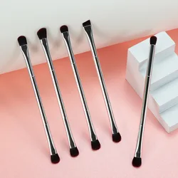 New product double-headed makeup brush soft hair eye shadow smudge eyebrow brush portable beauty makeup tool brush