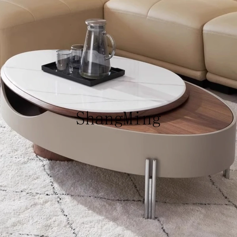 

ZYY medieval style home lift creative high-end sense simple modern living room coffee table