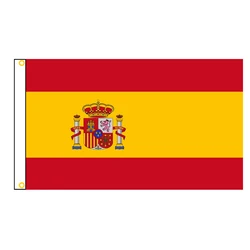 High definition digital printing of Spanish flags/sports events/gatherings/flag gifts