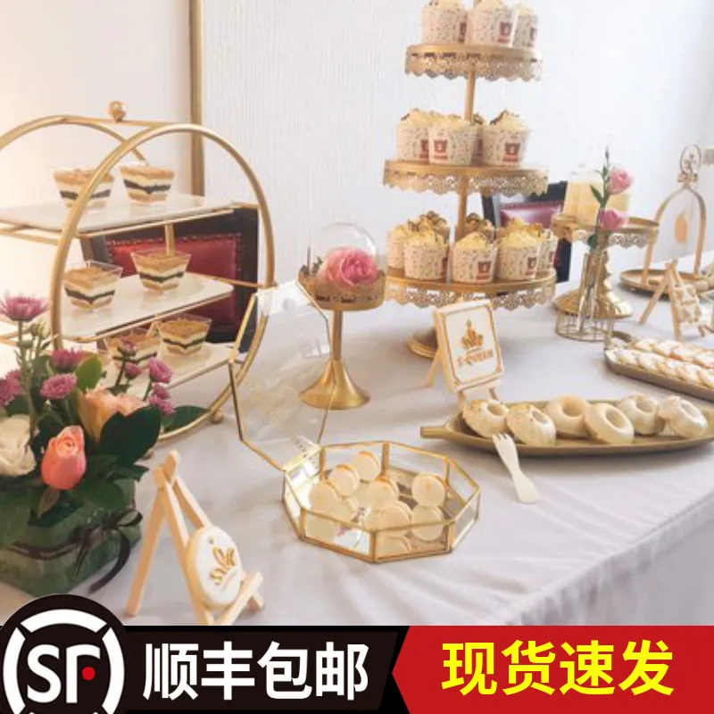 

Dessert Table Decoration Display Stand Dessert Pastry Tray Cold Meal Tea Break Table Cake Shelf Afternoon Tea Dim Sum Rack