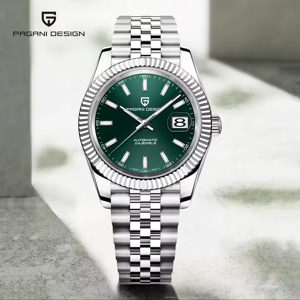 

Мужские роскошные автоматические часы PAGANI DESIGN 2026 DD42 с браслетом Jubilee, механические, с сапфировым стеклом, из нержавеющей стали