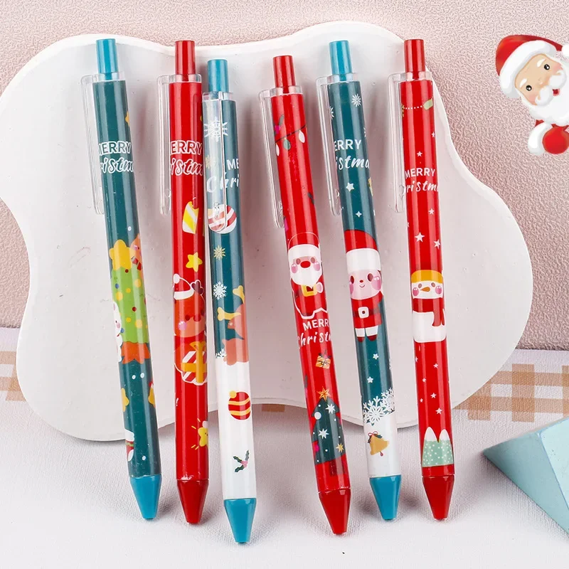 Christmas elk snowman cute student press neutral pen, student small gift stationery