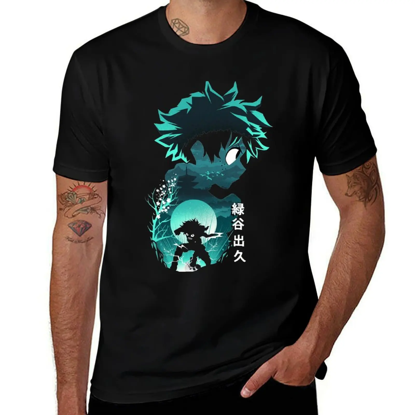 

Deku Midoriya Izuku One For All Hero Academy #4 T-Shirt man t shirt graphic man t shirts for men casual T-Shirt