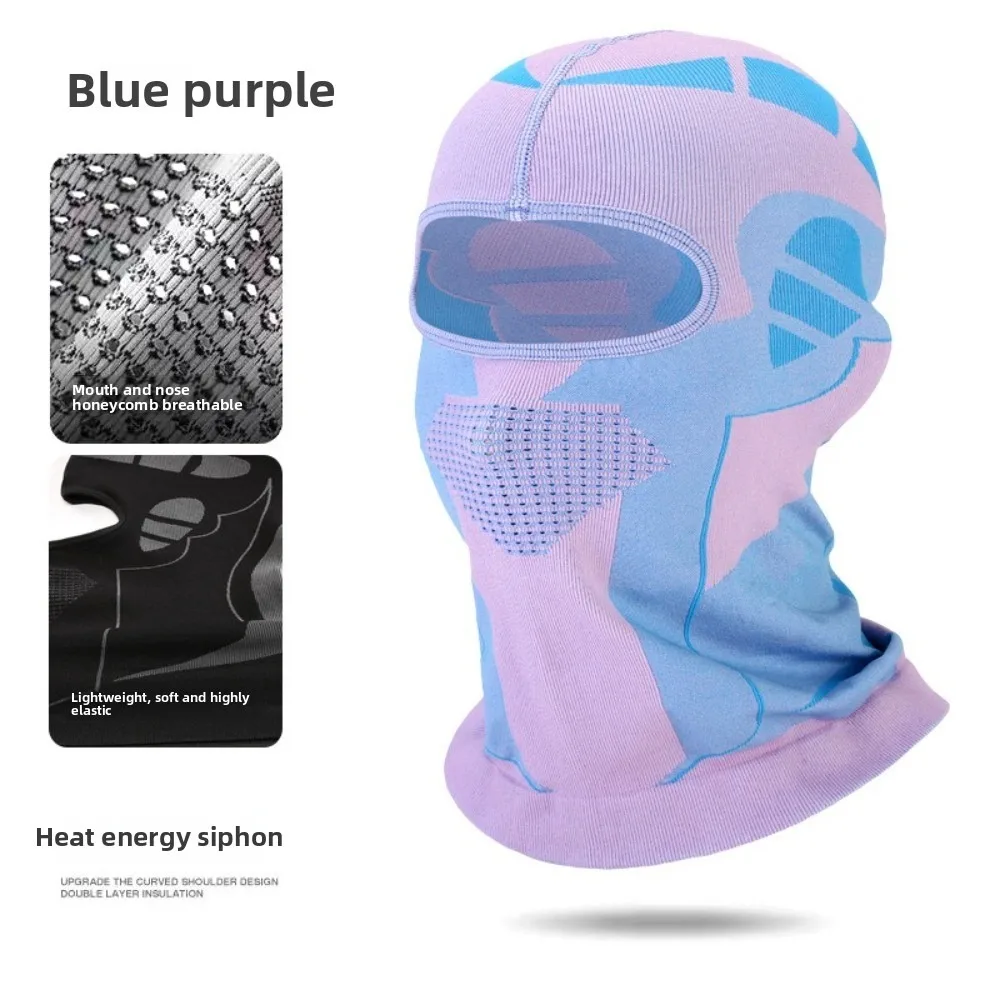 

New Breathable Motorcycle Balaclava Face Cover High Stretchy Cold Weather Helmet Hood Cycling Bike Scarf Winter Ski