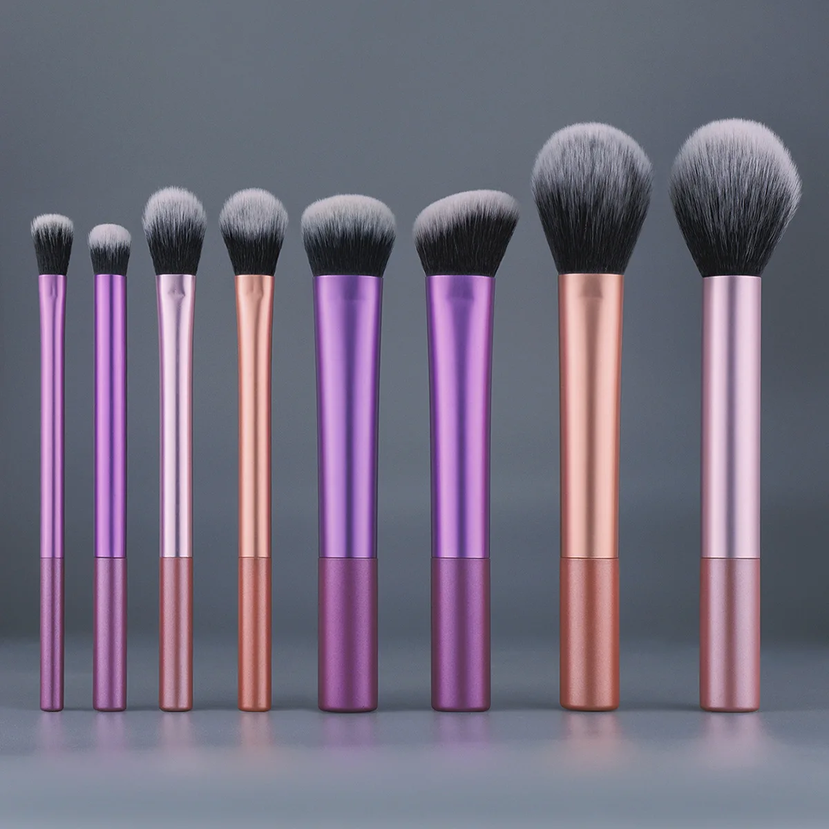 

8pcs Pro Makeup Brush Set - Soft, Premium Synthetic Hair, Cruelty-Free, Easy to Clean, Foundation, Blush, Eyeshadow, Cosmetic