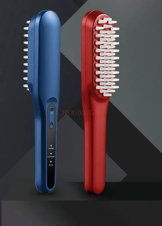 Massage comb electric head meridian comb anti-hair loss shampoo face through head vibration comb hair artifact