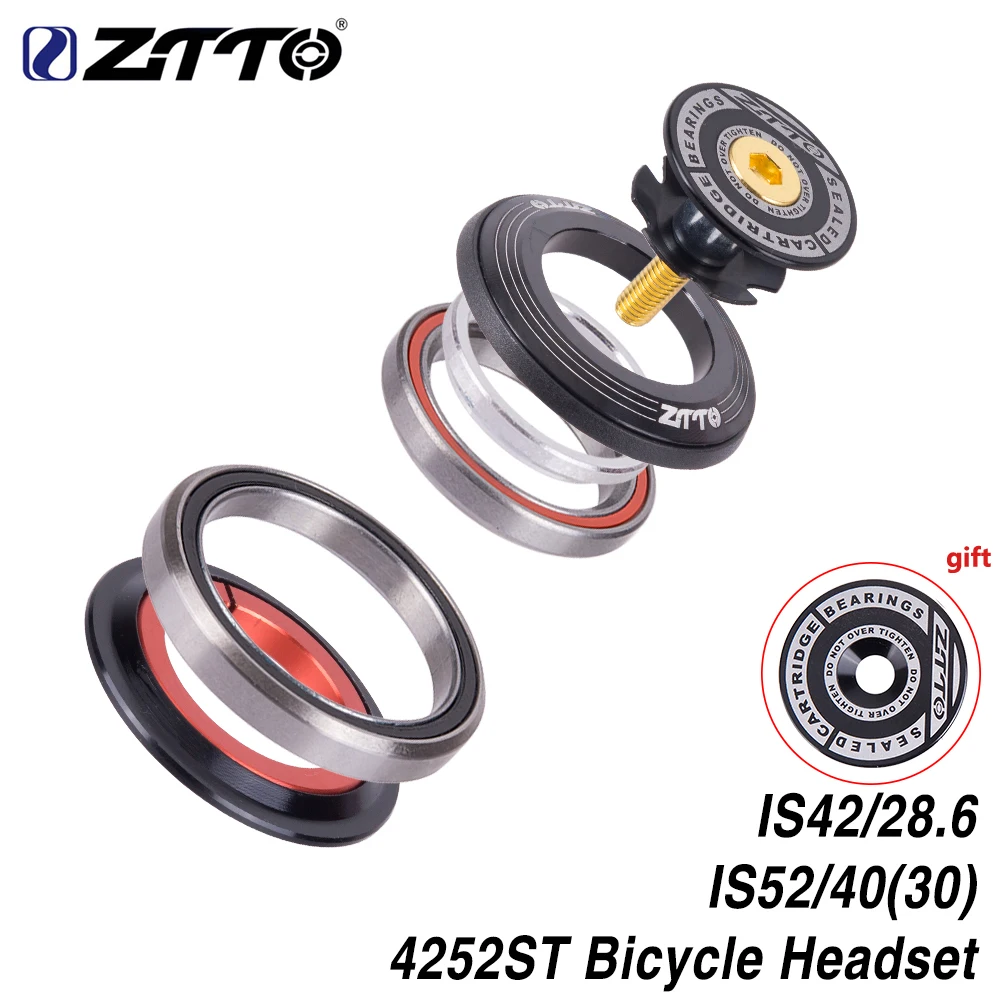 ZTTO 4252ST Headset MTB Road Bike 42 41.8 52mm 1 1/8