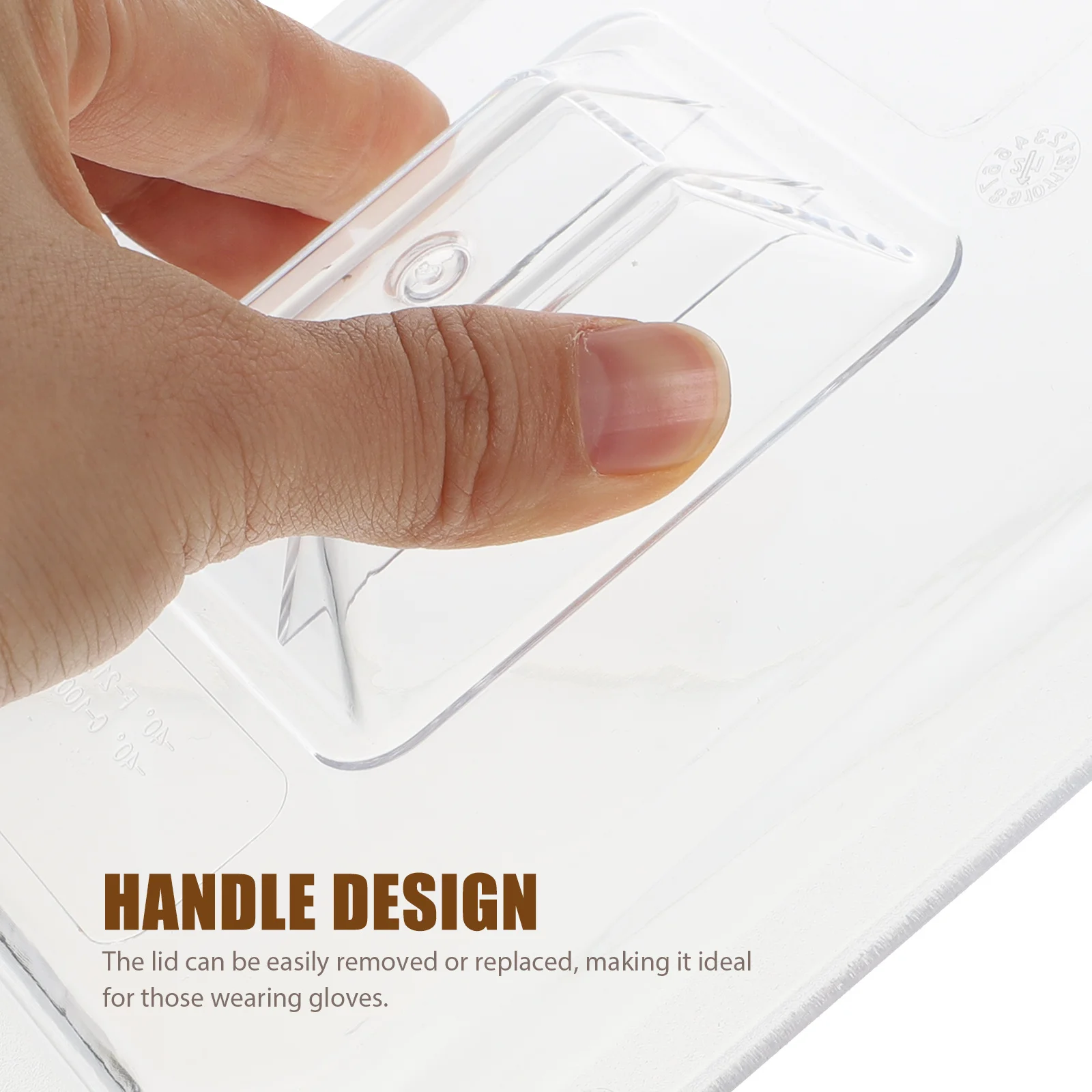 

2Pcs Dustproof Food Storage Box Covers Transparent Snack Box Lids Clear Protective Cover for Candy Fruit Cake Household Use