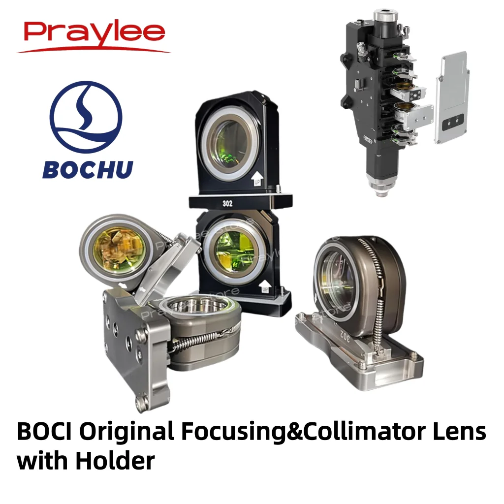 

BOCI BOCHU Original BLT310 420 421 Series Collimating & Focusing Lens with Holder Drawer Parts for BOCI Laser Cutting Head