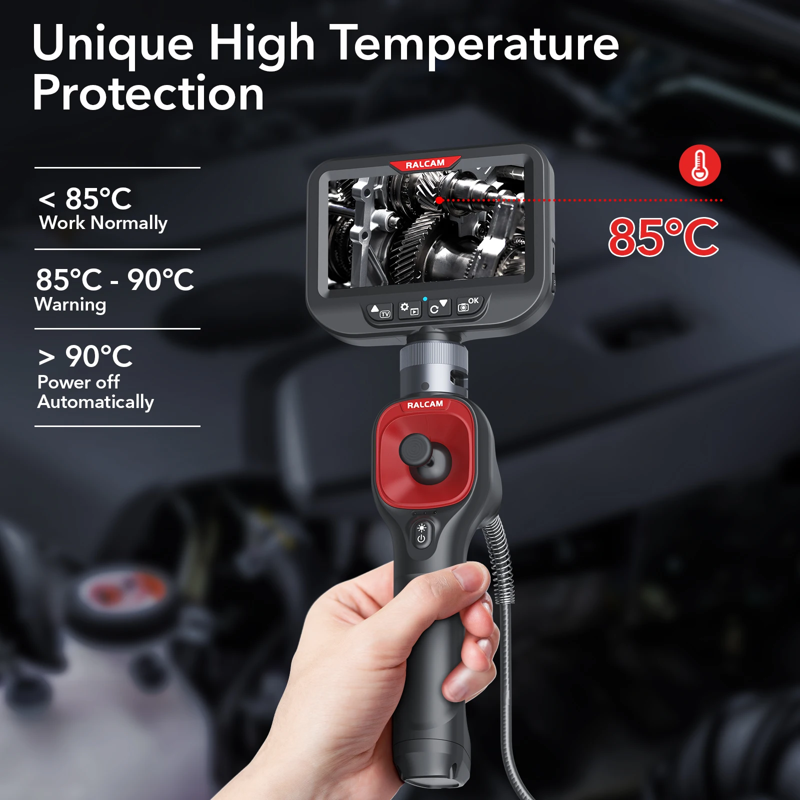 F606B Adjustable 6mm Endoscope 4 Way Articulating Industrial Borescope Inspection Camera Flexible Endoscope Market