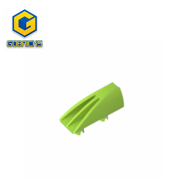 

Gobricks GDS-2084 Fairing 1 x 4 Side Flaring Intake with Two Pins compatible with lego 30647 Building Blocks children's toys