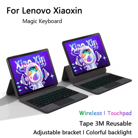 Backlit Keyboard Case For Lenovo Tab M10 Plus 3rd Gen 10.6inch Tablet Stand Case for Xiaoxin Pad Pro 2022 Tab P11 Pro Gen 2 11.2