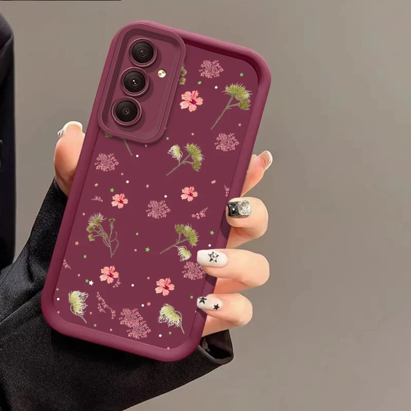 Cartoon Cactus Plants Phone Case for Samsung A30 22 23 24 25 26 31 32 33 34 35 50 51 52 53 54 55 70 71 72 73 Silicone Soft Cover