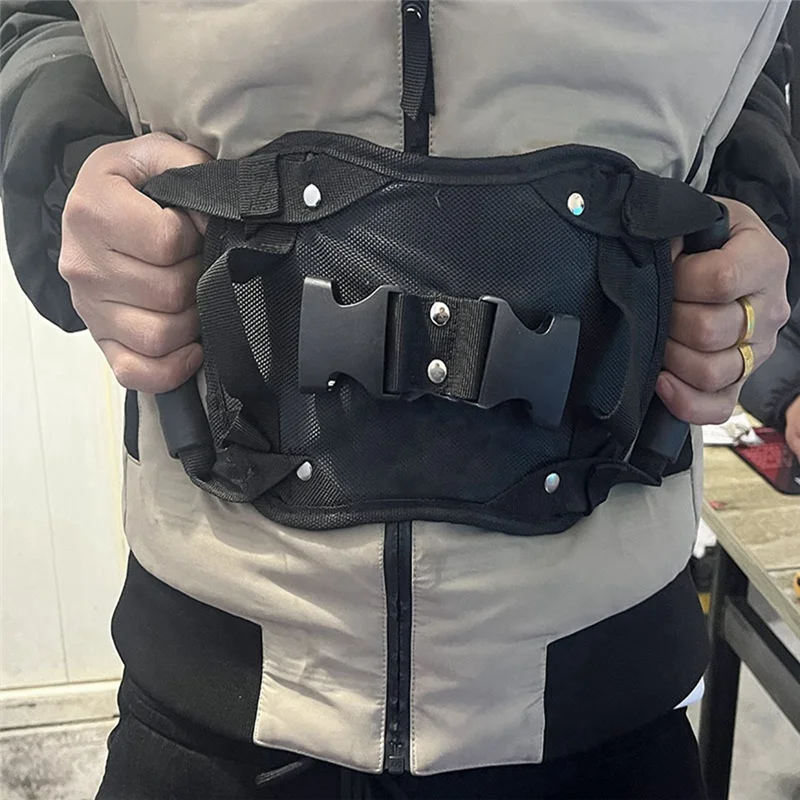 Durable Motorcycle Scooters Safety Belt Back Seat Passenger Grip Grab Handle Non-Slip Strap Universal Motorcycle Seat Strap