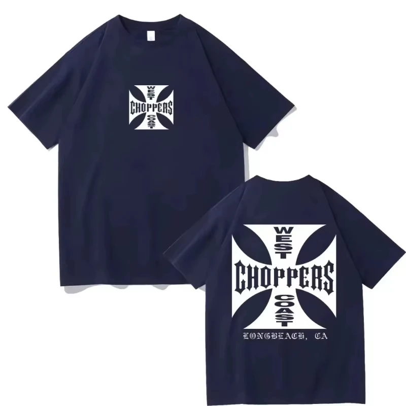 Sommer Mode T-Shirt Damen Herren West Coast Choppers Print T-Shirt Lässige Mode Harajuku Kawaii T-Shirt Damen Y2K Kleidung – Detail 5