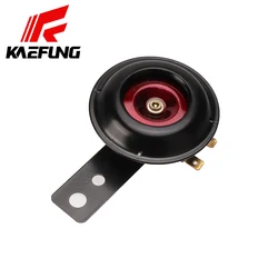 Horn Motorcycle Speaker Universal Black Mini Air Horn 48v 60v with Fit in Bicycle,Truck,Bike,Scooter,ATV,Electric Motorcycle