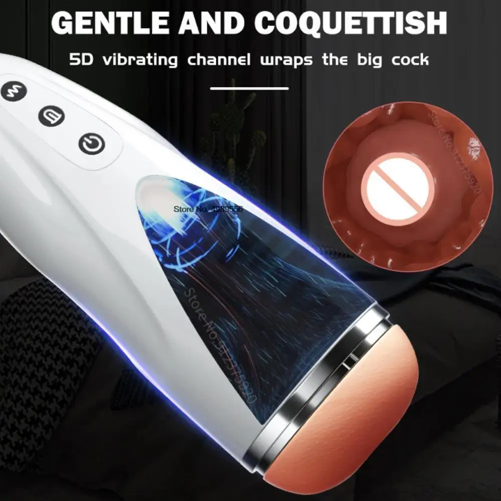 Masturbators?for Men Sex?tool Men\'s Satisfied Vagina 18 Automatic Man Masturbator Mens Masturbstor Vibrator Adult Supplies Male