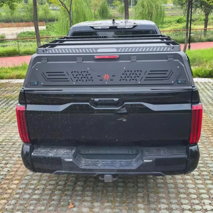 High-Quality Steel Pickup Canopy | 2024 Ranger Raptor Half-Size Hard Shell | 3 Doors Open, Fit for Target Truck & Cargo Guard